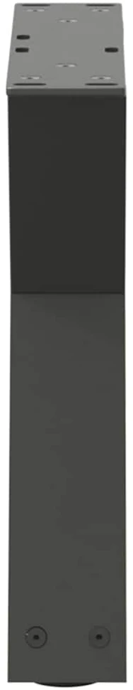 Kavos staliuko kojos, 2 vnt., antracito spalvos, 50x(30-31,3) cm, plienas