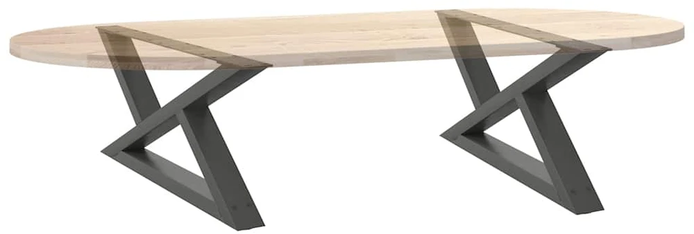 Kavos staliuko kojos, 2 vnt., antracito spalvos, 70x(30-31,3) cm, plienas
