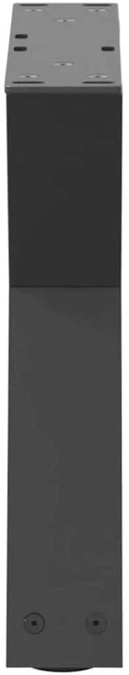 Kavos staliuko kojos, 2 vnt., antracito spalvos, 40x(30-31,3) cm, plienas