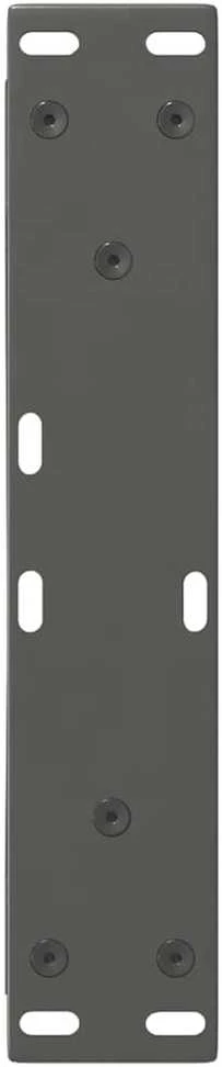 Kavos staliuko kojos, 2 vnt., antracito spalvos, 40x(30-31,3) cm, plienas