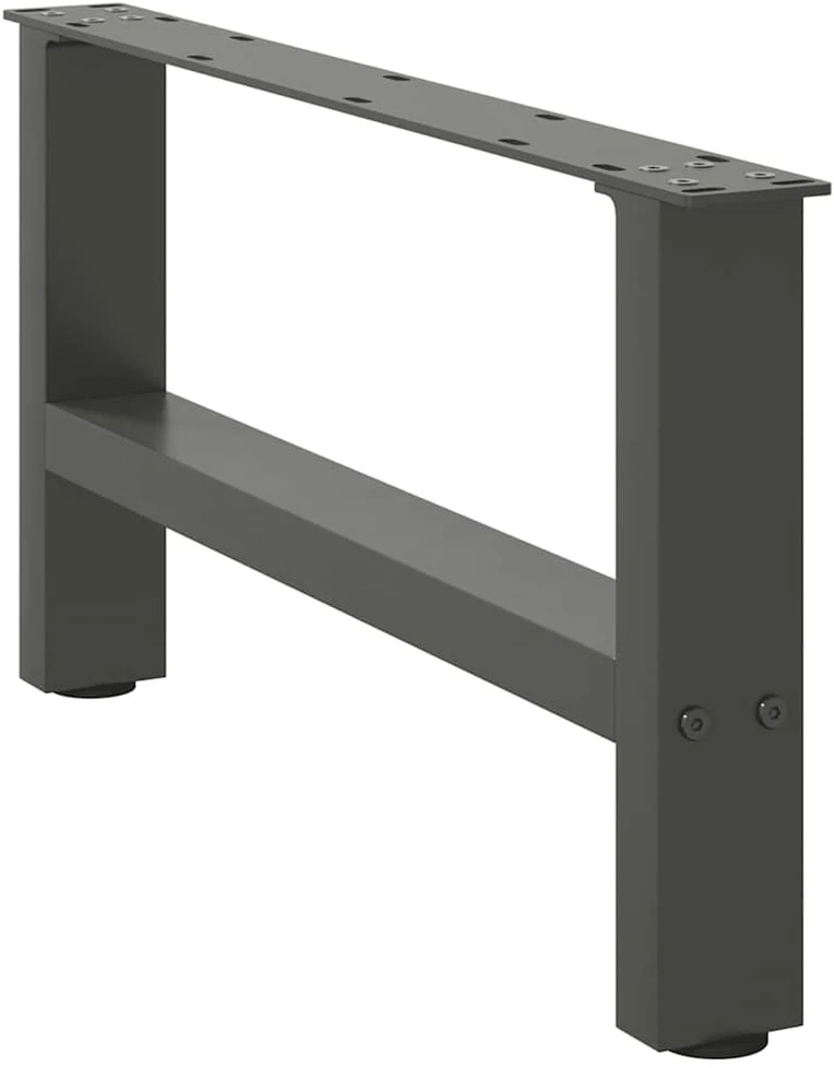Kavos staliuko kojos, antracito spalvos, 2 vnt., 70x(30-31) cm, plienas