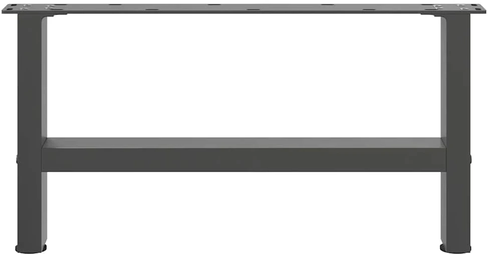 Kavos staliuko kojos, antracito spalvos, 2 vnt., 70x(30-31) cm, plienas