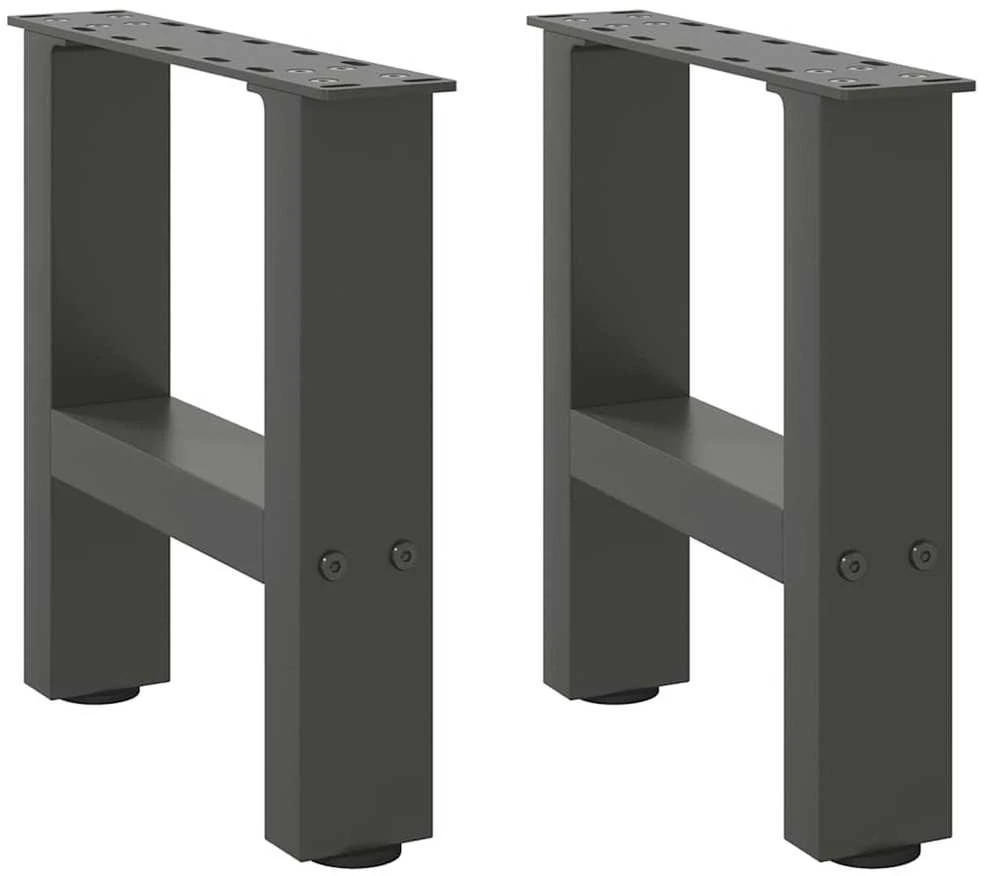 Kavos staliuko kojelės, antracito, 2 vnt., 30x(30-31)cm