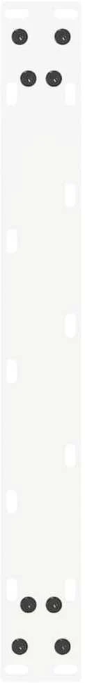 Kavos staliuko kojelės, 2 vnt., baltos, 50x(42-43) cm, plienas, U formos