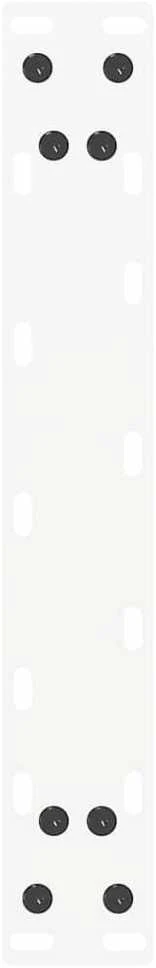 Kavos staliuko kojelės, 2 vnt., baltos, 38x(42-43) cm, plienas, U formos
