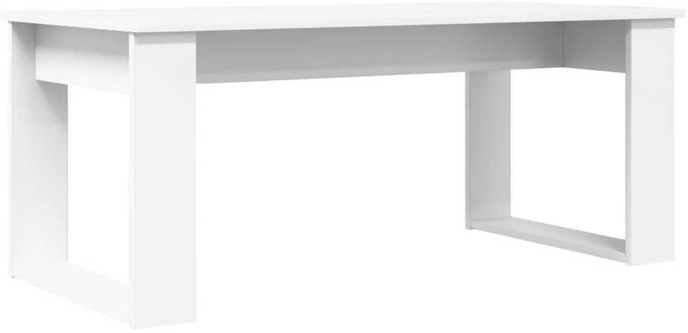 Kavos staliuko komplektas 2 vnt. Balta 100 x 50 x 42 cm
