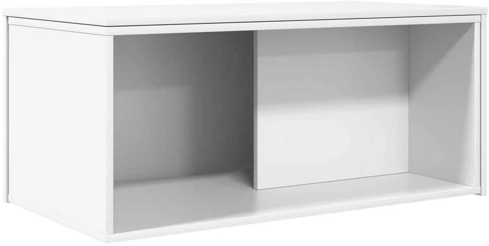 Kavos staliuko komplektas 2 vnt. Balta 90 x 48 x 40 cm