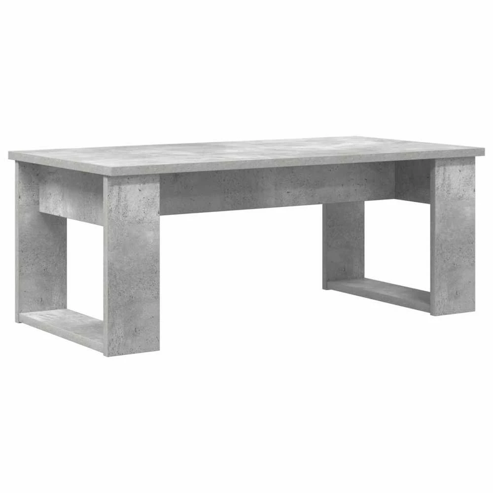 Kavos staliuko komplektas 2 vnt. Betono pilka 100 x 50 x 42 cm