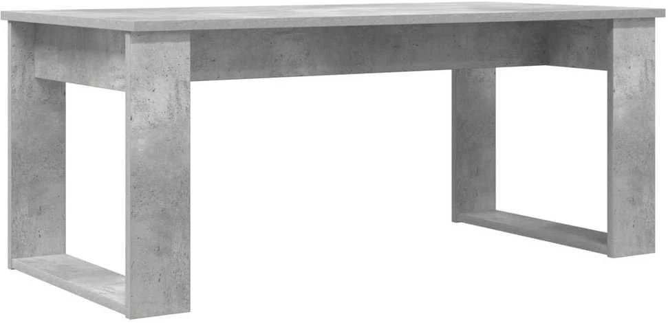 Kavos staliuko komplektas 2 vnt. Betono pilka 100 x 50 x 42 cm