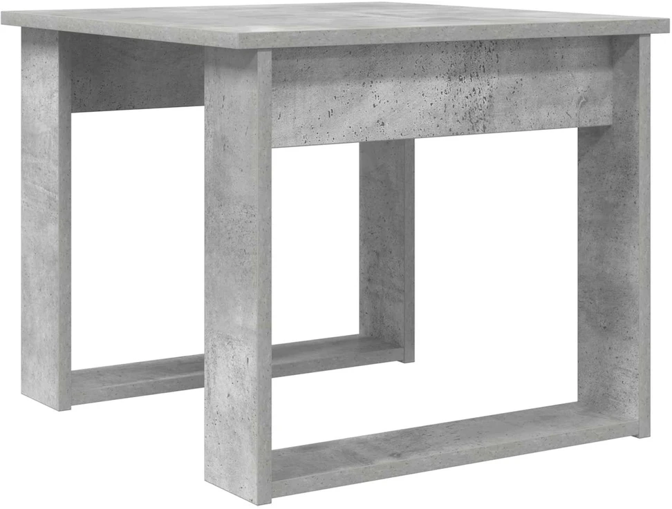 Kavos staliuko komplektas 2 vnt. Betono pilka 50 x 52 x 42 cm