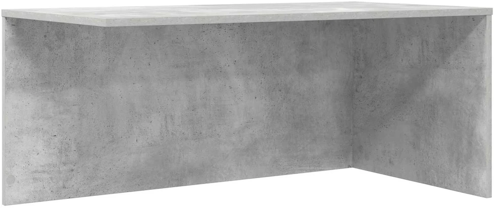 Kavos staliuko komplektas 2 vnt. Betono pilka 90 x 48 x 40 cm