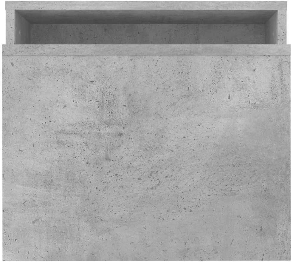 Kavos staliukų rinkinys, betono, 100x48x40cm, apdirbta mediena