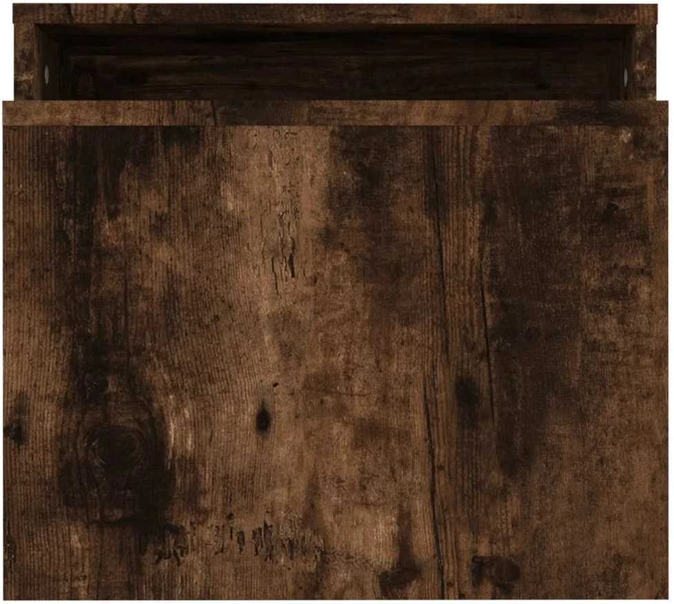 Kavos staliukų rinkinys, dūminio ąžuolo, 100x48x40cm, mediena