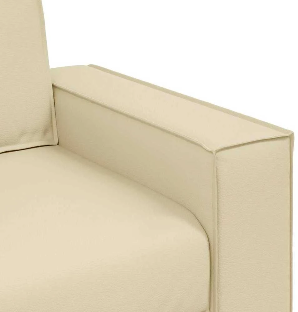 Sofa Kėdė Kreminė 100 cm Dirbtinė oda