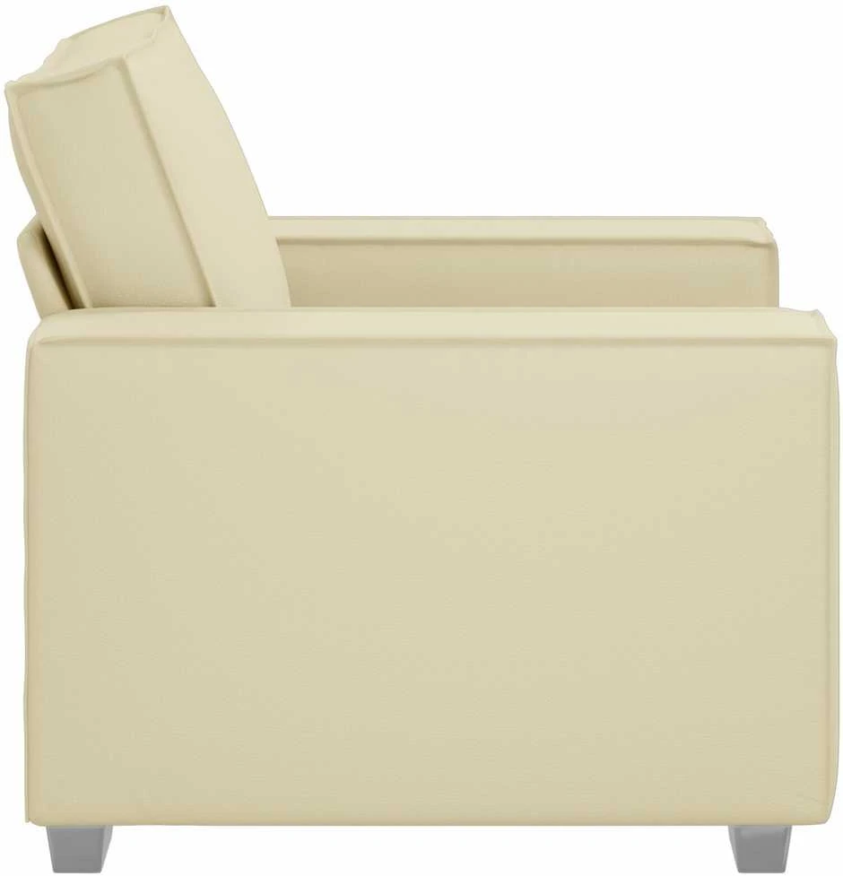 Sofa Kėdė Kreminė 100 cm Dirbtinė oda