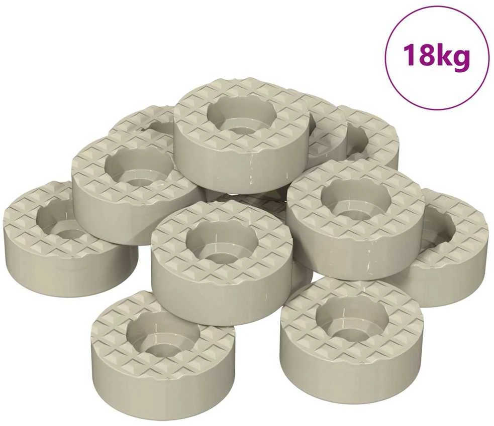 Kėdės kojos grindų apsaugos 18000 vnt. Skaidrus Ø 15 x 16 mm