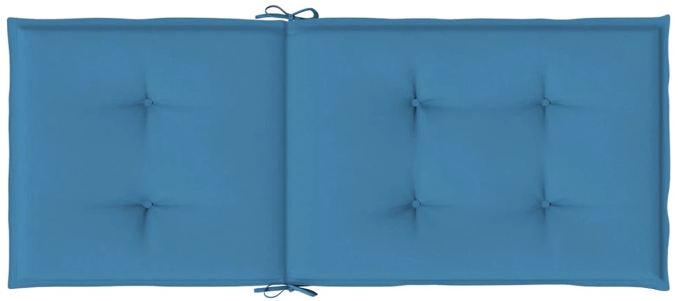 Kėdės pagalvėlės, 2vnt., mėlynos, 120x50x4cm, audinys