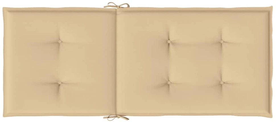 Kėdės pagalvėlės, 2vnt., smėlio, 120x50x4cm, audinys