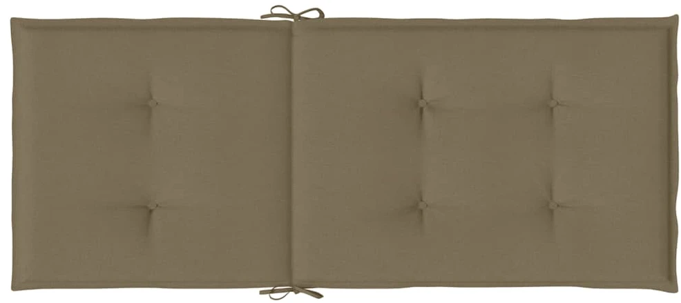 Kėdės pagalvėlės, 2vnt., taupe, 120x50x4cm, audinys