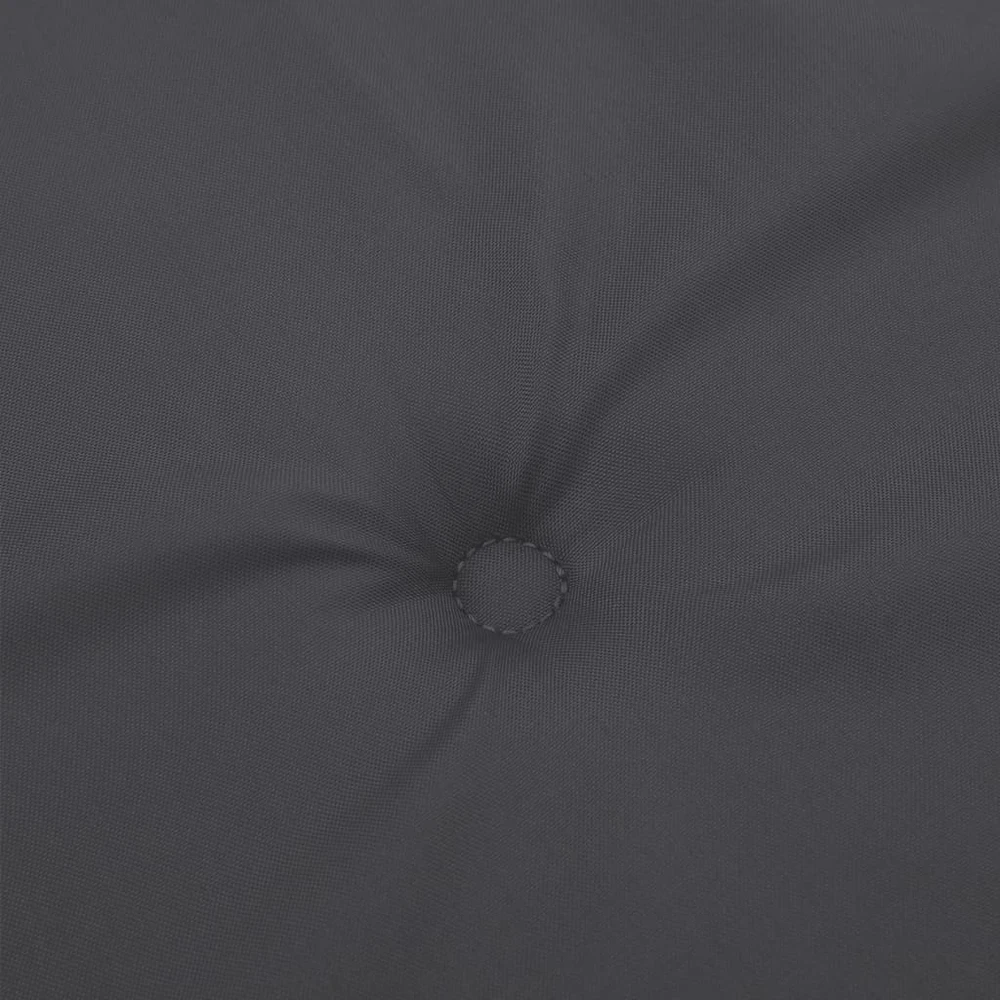Kėdės pagalvėlės, 4vnt., antracito, 120x50x4cm, audinys