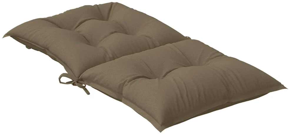 Kėdės pagalvėlės, 4vnt., taupe, 100x50x7cm, audinys