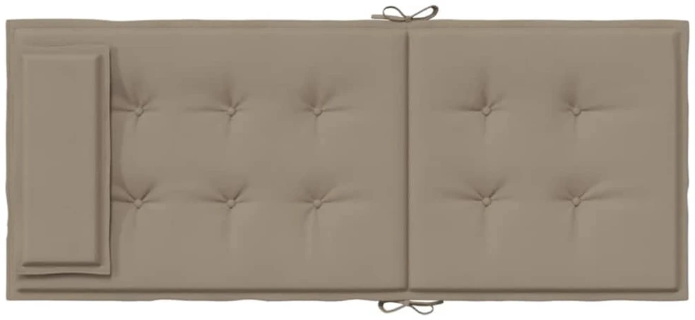 Kėdės pagalvėlės, 4vnt., taupe spalvos, oksfordo audinys