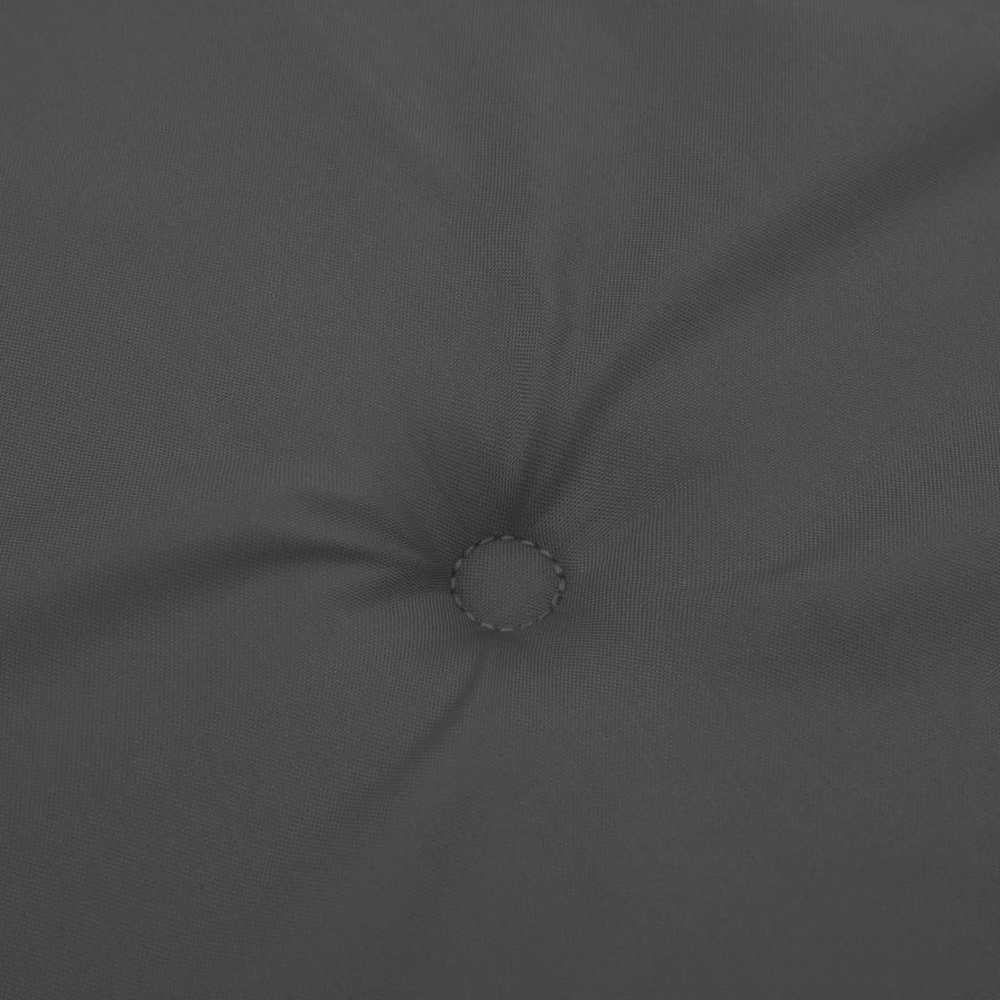 Kėdės pagalvėlės, 6vnt., antracito, 100x50x4cm, audinys