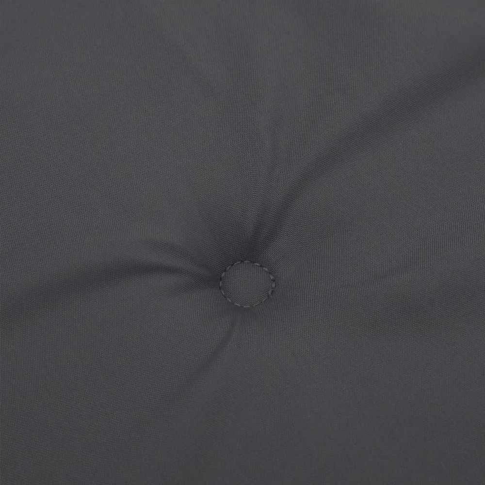 Kėdės pagalvėlės, 6vnt., antracito, 120x50x4cm, audinys