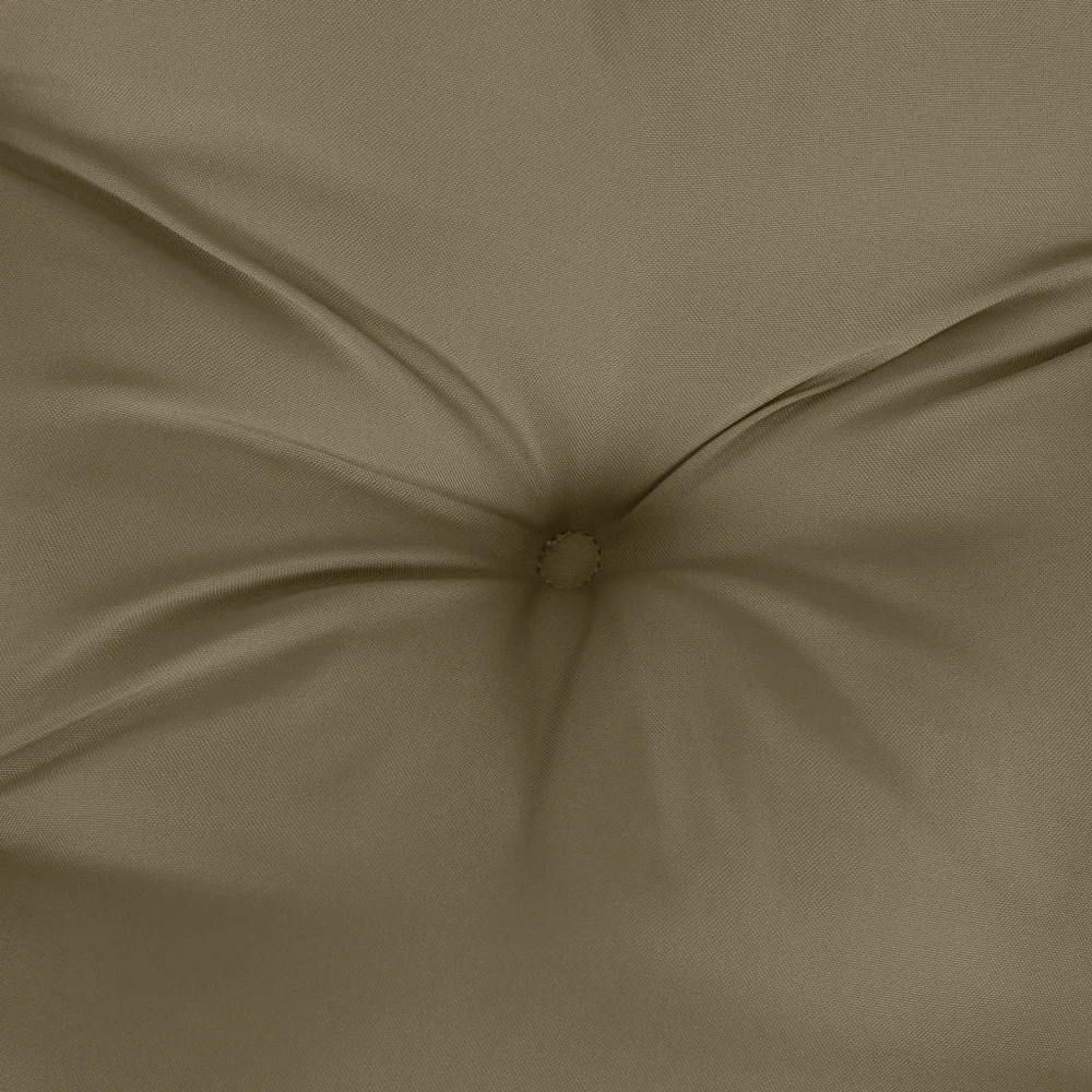 Kėdės pagalvėlės, 6vnt., taupe, 100x50x7cm, audinys