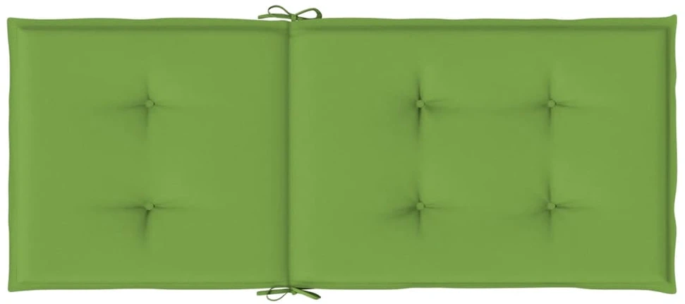 Kėdės pagalvėlės, 6vnt., žalios, 120x50x4cm, audinys