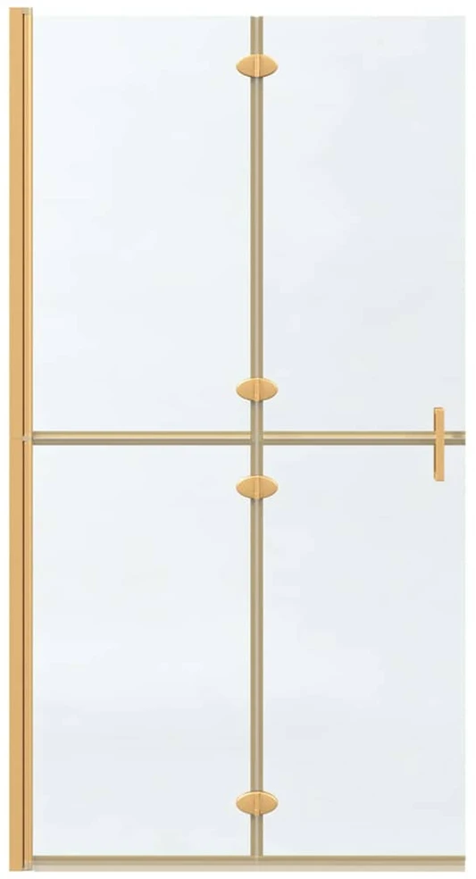 Keliaujanti dušo siena Auksinė 100 x 6,5 x 190 cm
