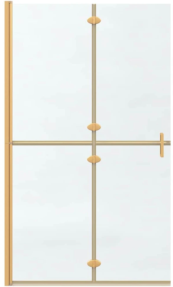 Keliaujanti dušo siena Auksinė 110 x 6,5 x 190 cm