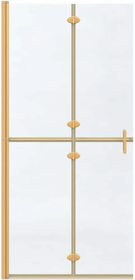 Keliaujanti dušo siena Auksinė 90 x 6.5 x 190 cm