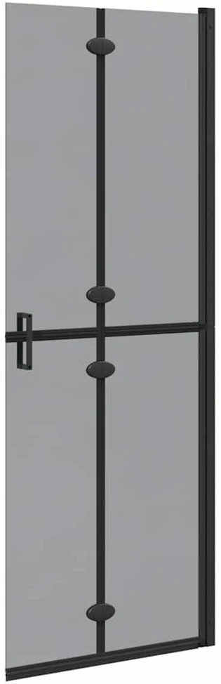Keliaujanti dušo siena Juoda 70 x 6,5 x 190 cm