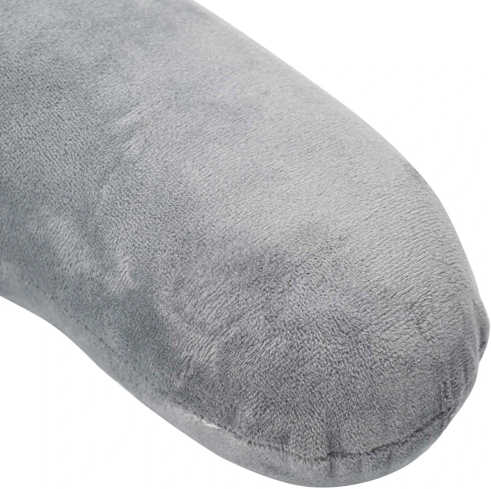Kelioninis kaklo pagalvė Pilka Atminties putos 27 x 27 x 8,5 cm