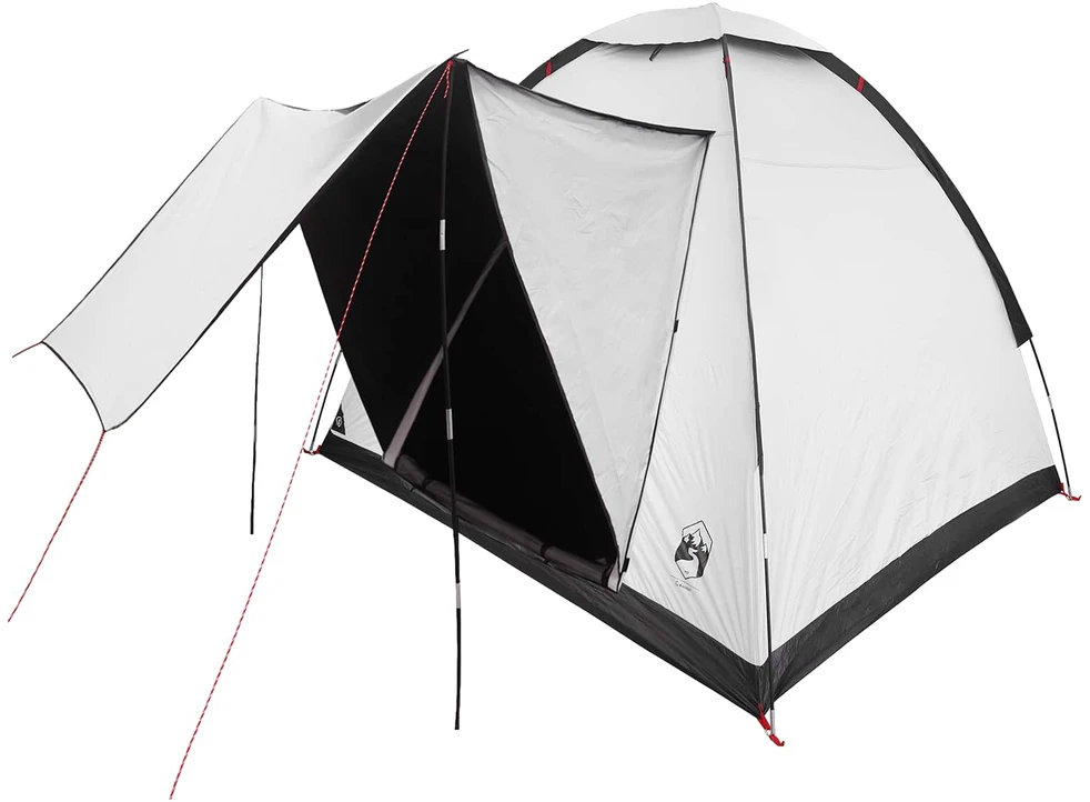 Kempingo palapinė 2 asmeniui Balta Tamsinanti