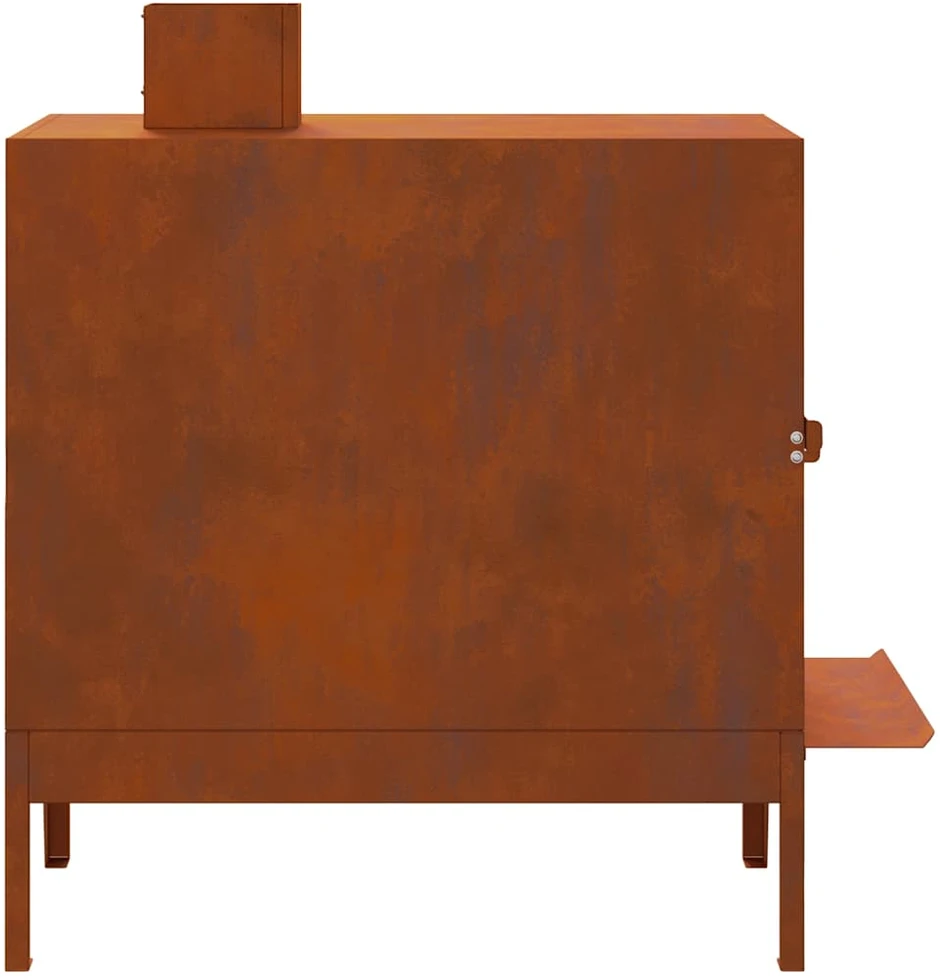 Kempingo viryklė, 35x50x60 cm, Corten plienas