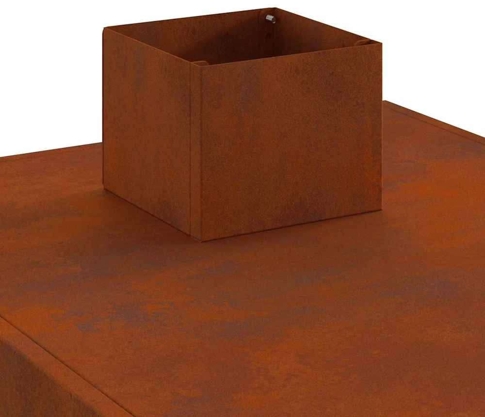 Kempingo viryklė, 35x50x60 cm, Corten plienas