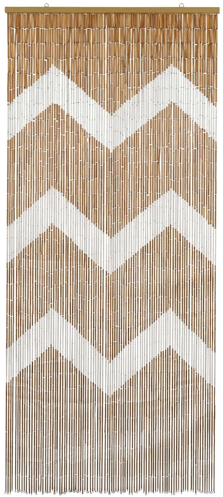 Kenkėjų Durų Užuolaida multicolor 90 x 200 cm Bambukas