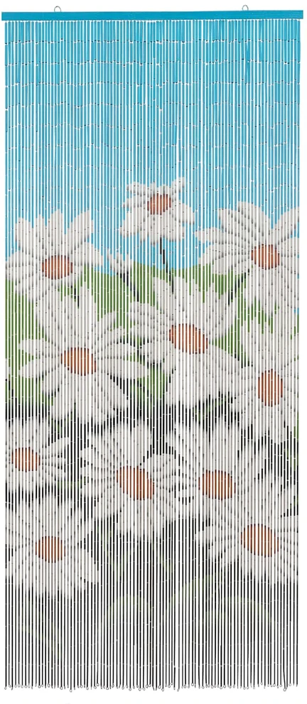 Kenkėjų Durų Užuolaida multicolor 90 x 200 cm Bambukas