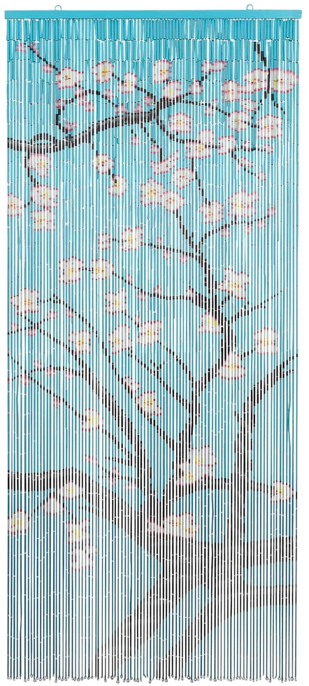 Kenkėjų Durų Užuolaida multicolor 90 x 200 cm Bambukas