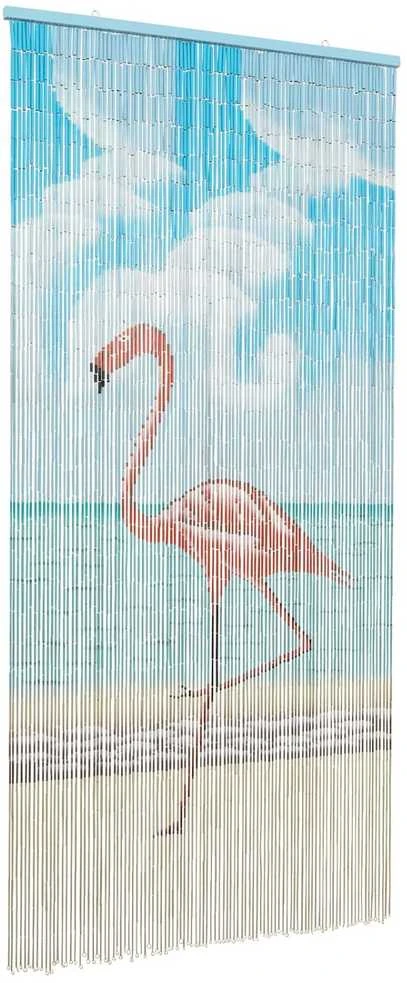 Kenkėjų Durų Užuolaida multicolor 200 x 100 cm Bambukas