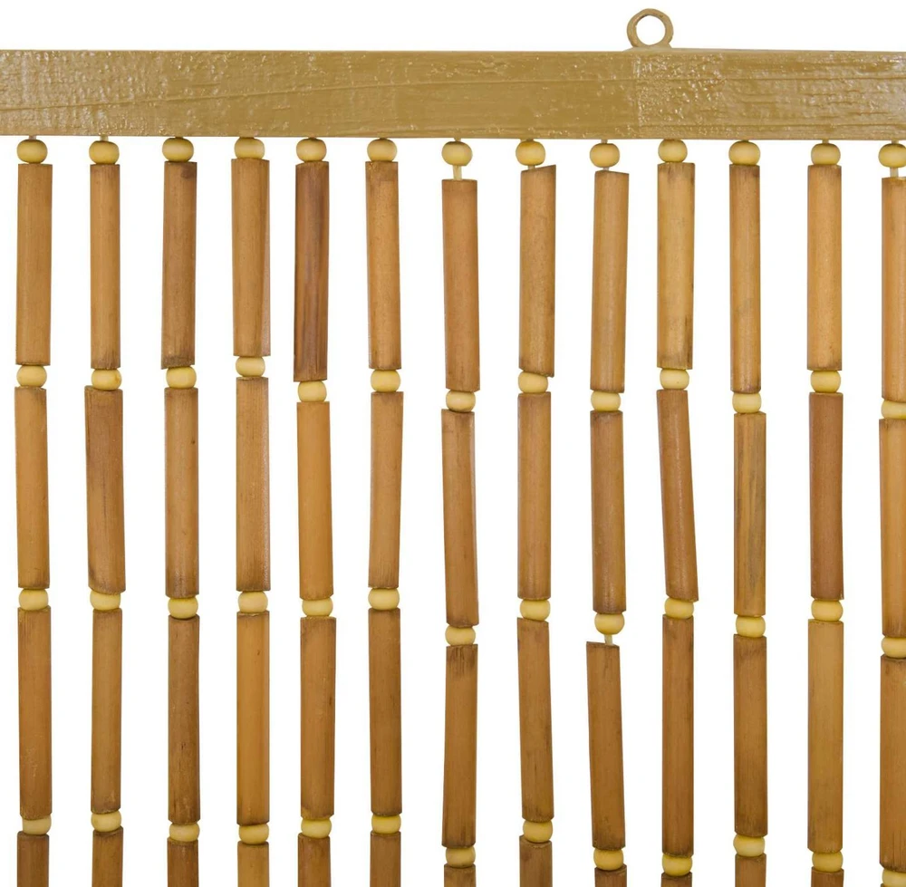 Kenkėjų Durų Užuolaida multicolor 90 x 200 cm Bambukas