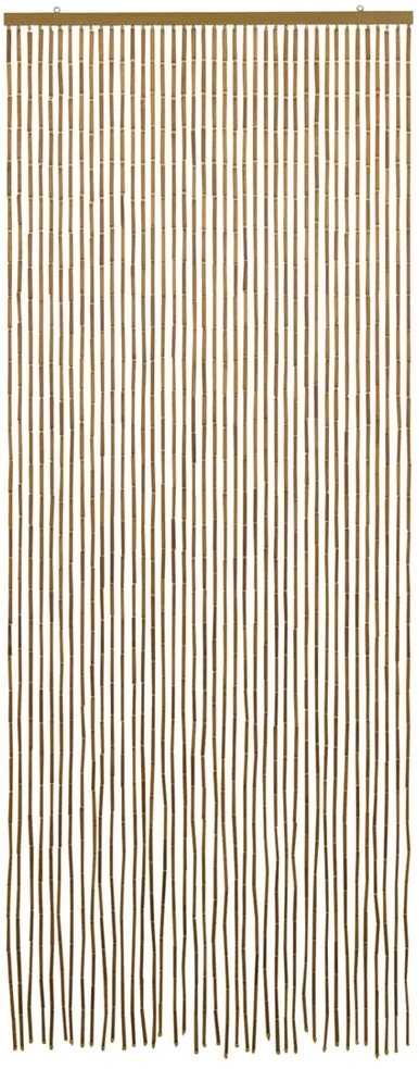 Kenkėjų Durų Užuolaida multicolor 90 x 200 cm Bambukas