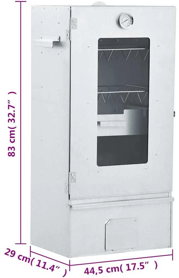 Kepsninė-rūkykla su 1kg medienos drožlių, 44,5x29x83cm