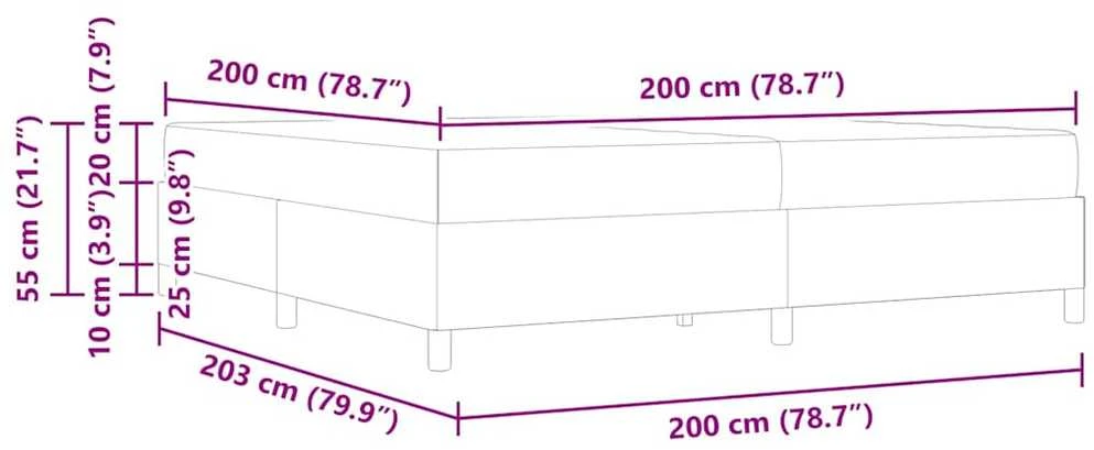 Lovos rėmas Kreminė 200 x 200 cm audinys
