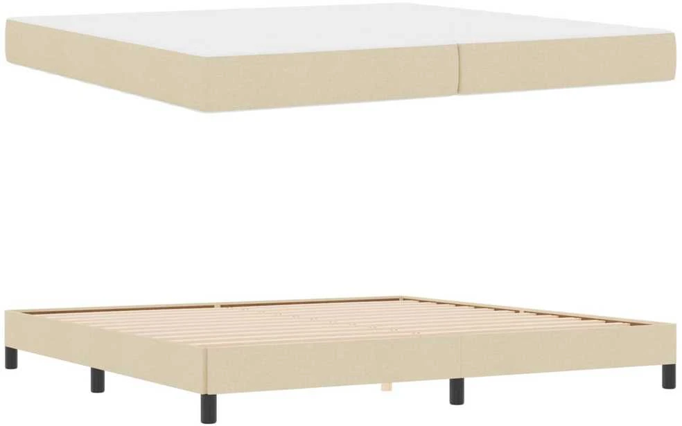 Kiemas lova Kreminė 200 x 200 cm audinys