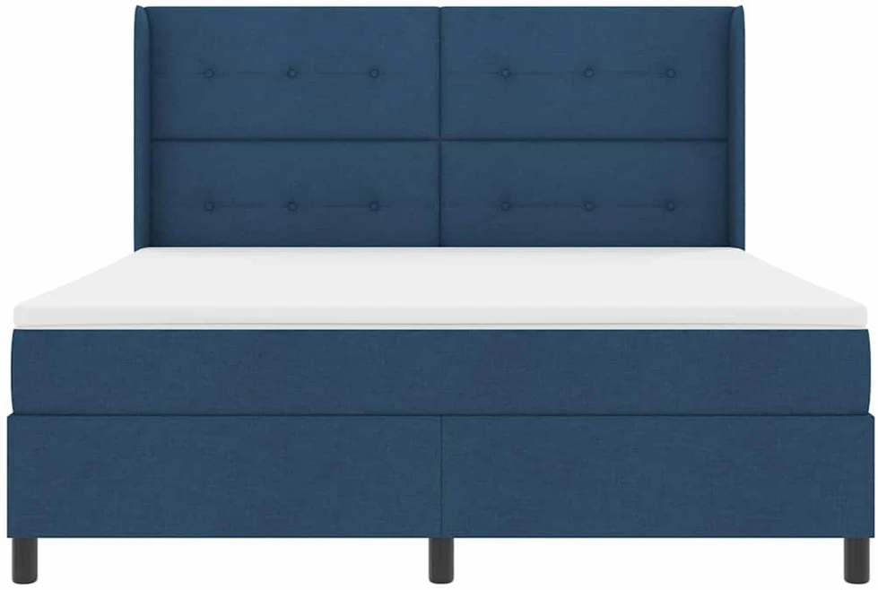 Kiemas lova su pagalve Mėlyna 200 x 180 cm audinys