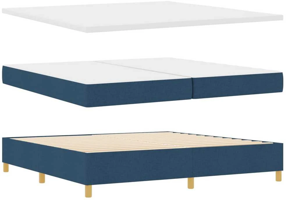 Kiemas lova su galvūgalio Mėlyna 200 x 200 cm audinys