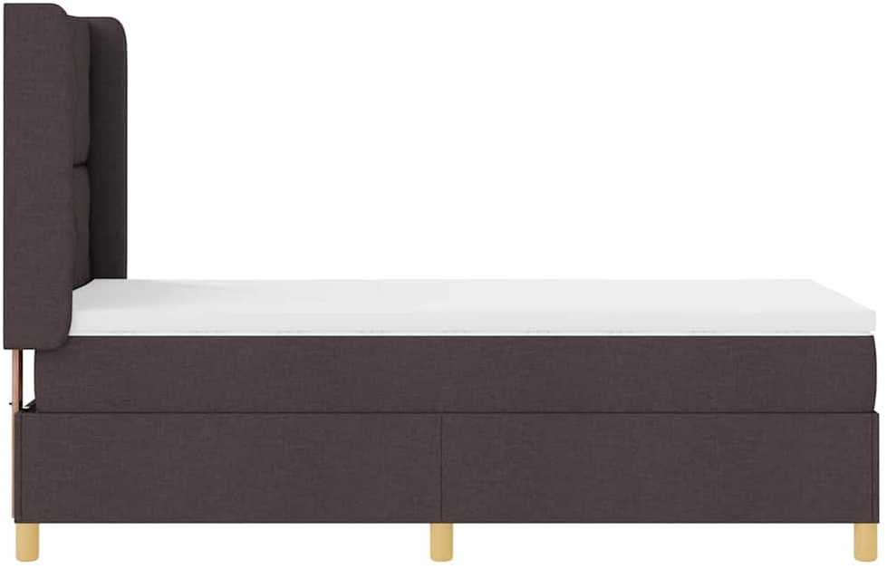 Kiemas lova su LED juostelėmis Ruda 90 x 190 cm audinys